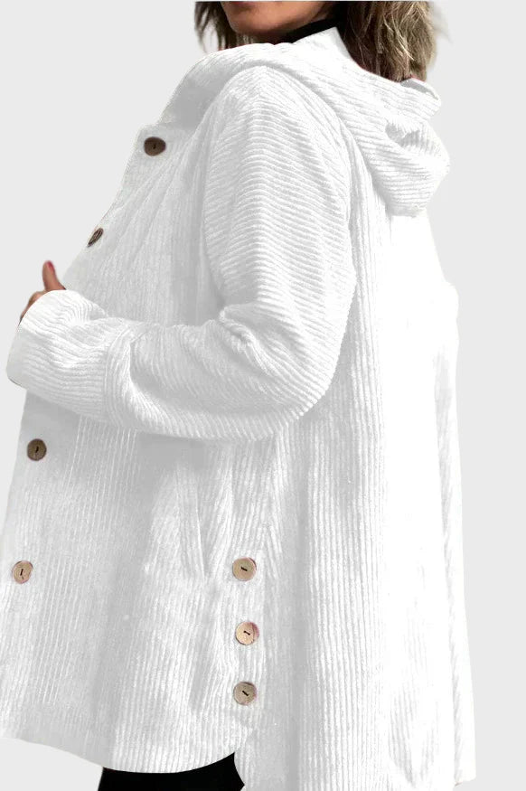 Alice - Corduroy Hooded Jacket
