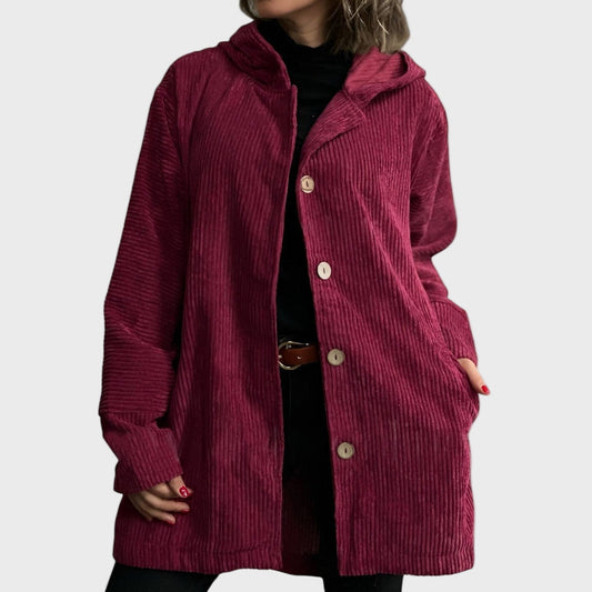 Alice - Corduroy Hooded Jacket
