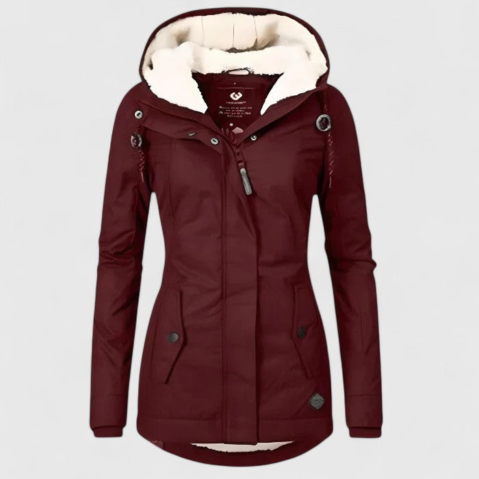 Alice - Waterproof and Windproof Jacket with Hood