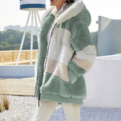 Alice - Winter Jacket with Hood and Zipper
