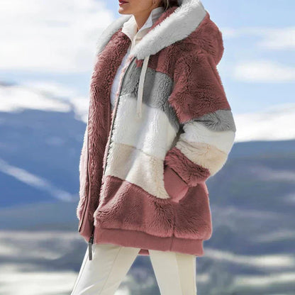 Alice - Winter Jacket with Hood and Zipper